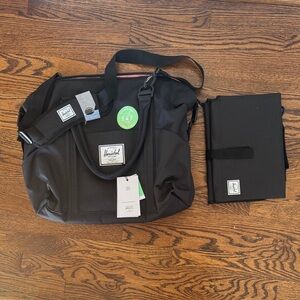 Herschel Supply Company Black Diaper Bag